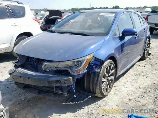 2 Photograph of a damaged car JTDS4RCE5LJ001717 TOYOTA COROLLA 2020