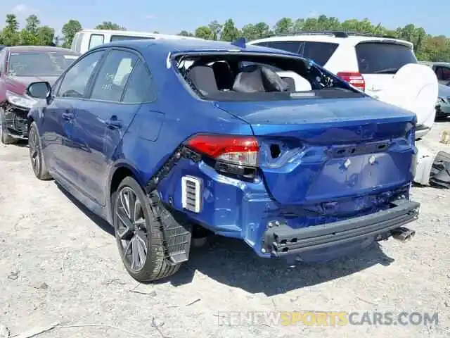 3 Photograph of a damaged car JTDS4RCE5LJ001717 TOYOTA COROLLA 2020