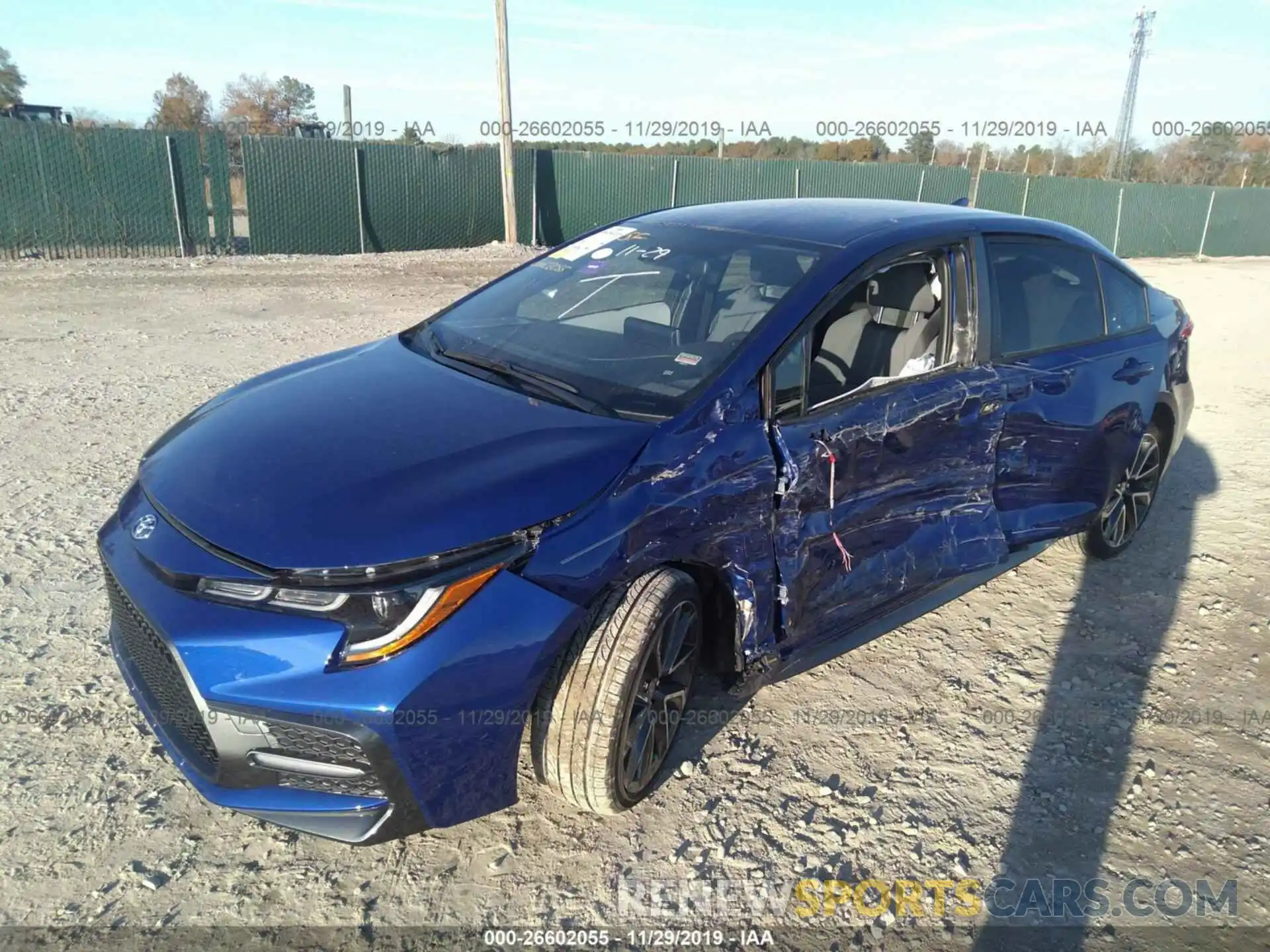 2 Photograph of a damaged car JTDS4RCE5LJ002382 TOYOTA COROLLA 2020