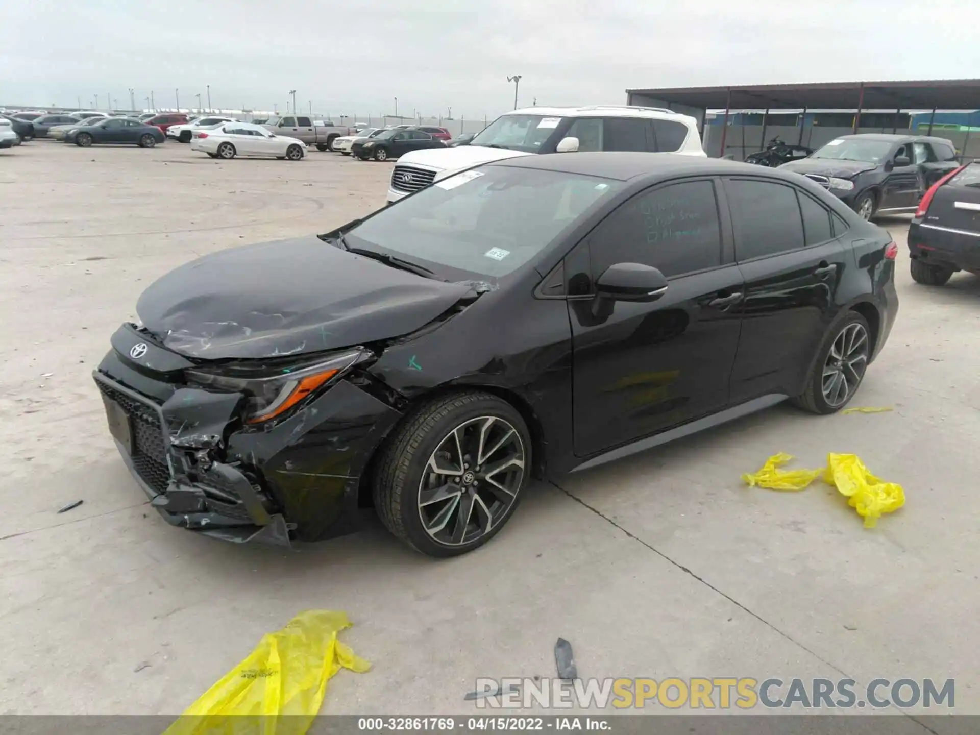 2 Photograph of a damaged car JTDS4RCE5LJ002978 TOYOTA COROLLA 2020