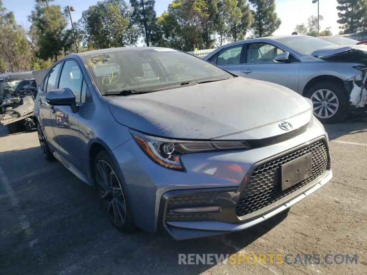 1 Photograph of a damaged car JTDS4RCE5LJ004200 TOYOTA COROLLA 2020