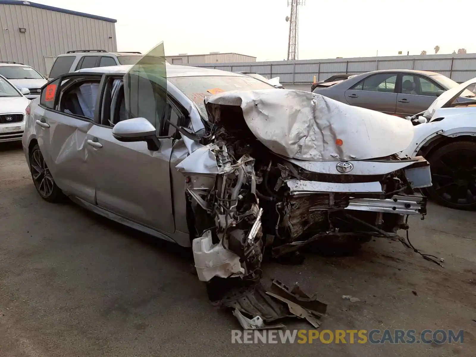 1 Photograph of a damaged car JTDS4RCE5LJ004648 TOYOTA COROLLA 2020