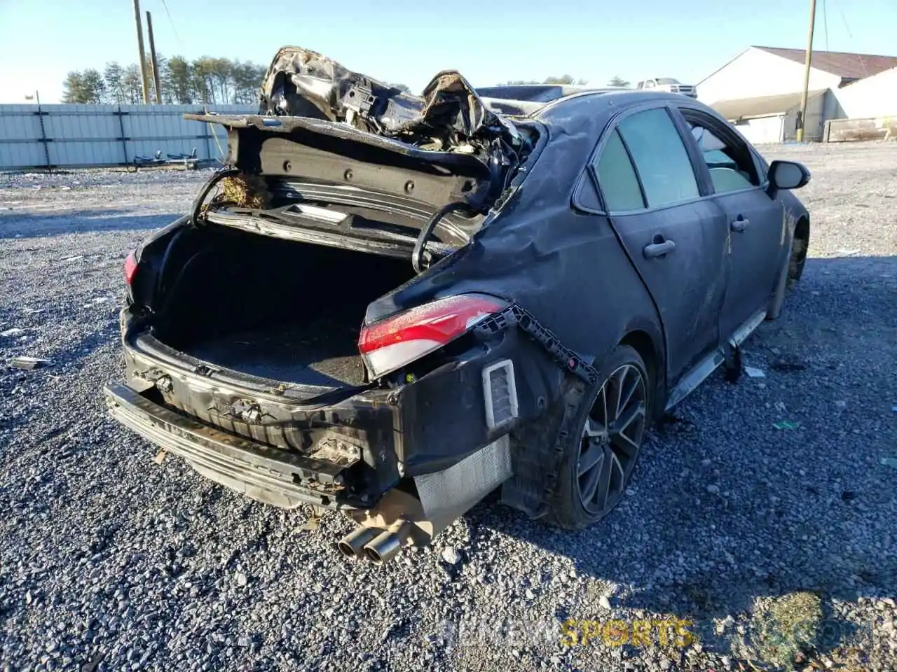 4 Photograph of a damaged car JTDS4RCE5LJ006092 TOYOTA COROLLA 2020