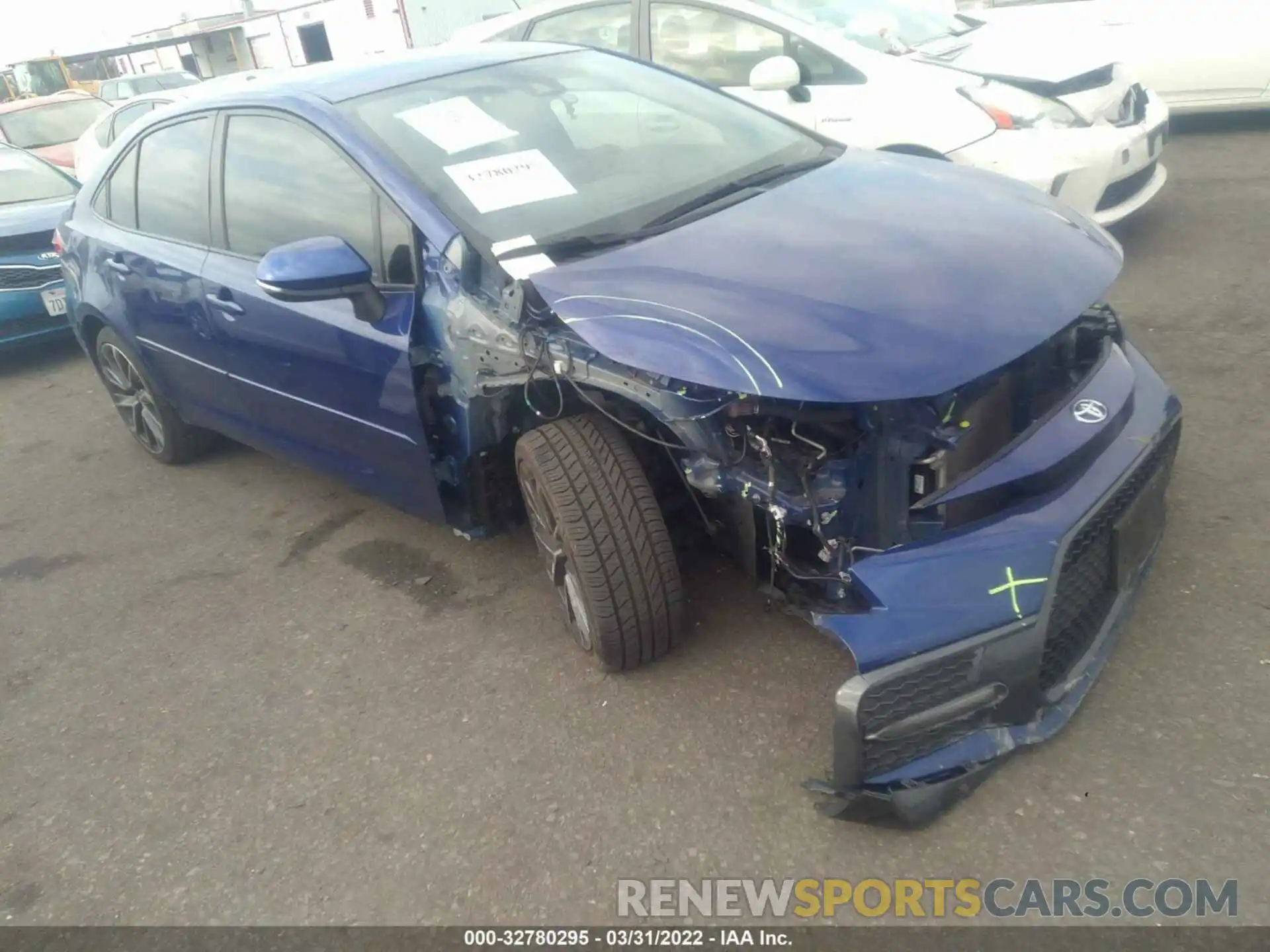 1 Photograph of a damaged car JTDS4RCE5LJ006335 TOYOTA COROLLA 2020