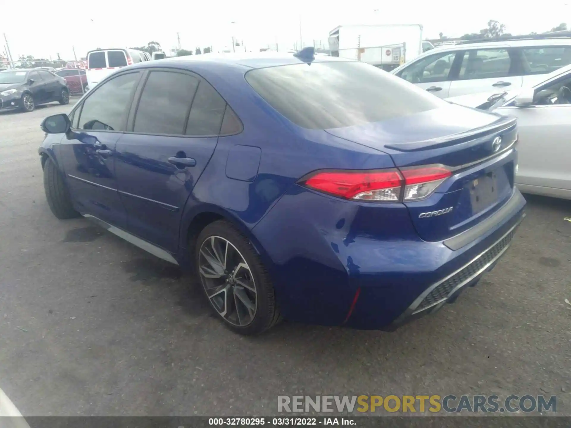 3 Photograph of a damaged car JTDS4RCE5LJ006335 TOYOTA COROLLA 2020