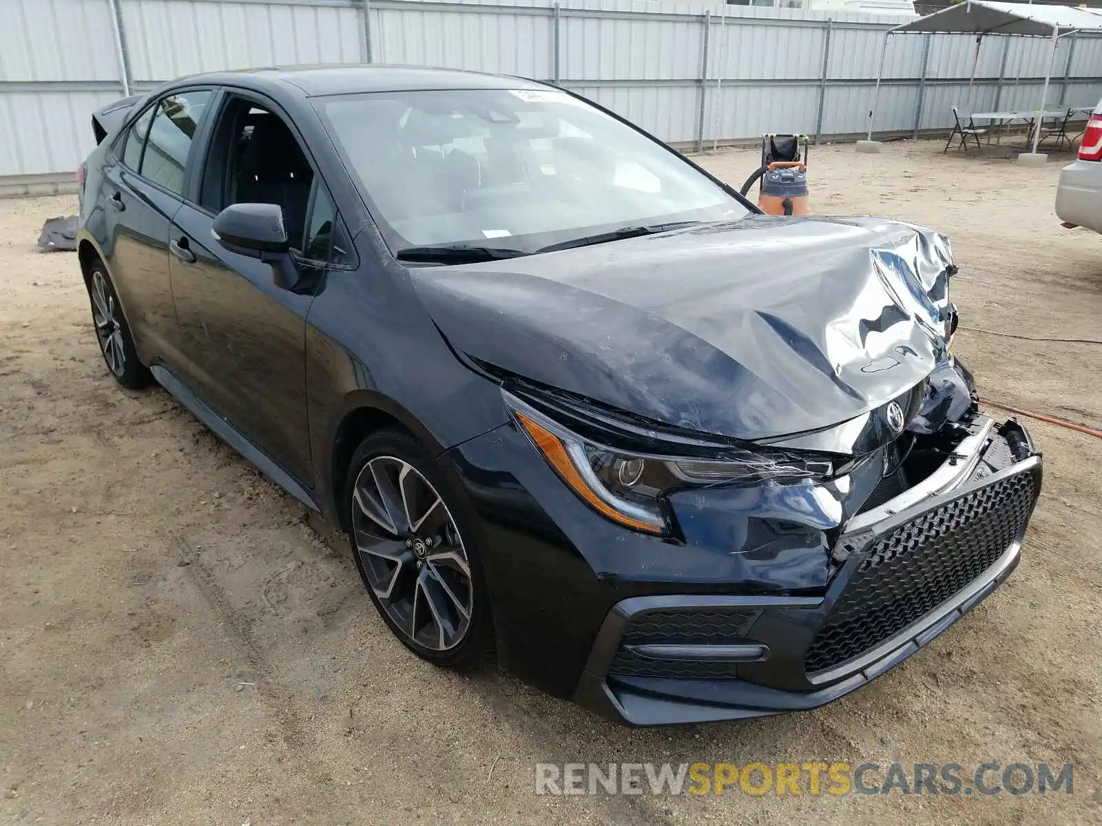 1 Photograph of a damaged car JTDS4RCE5LJ007940 TOYOTA COROLLA 2020