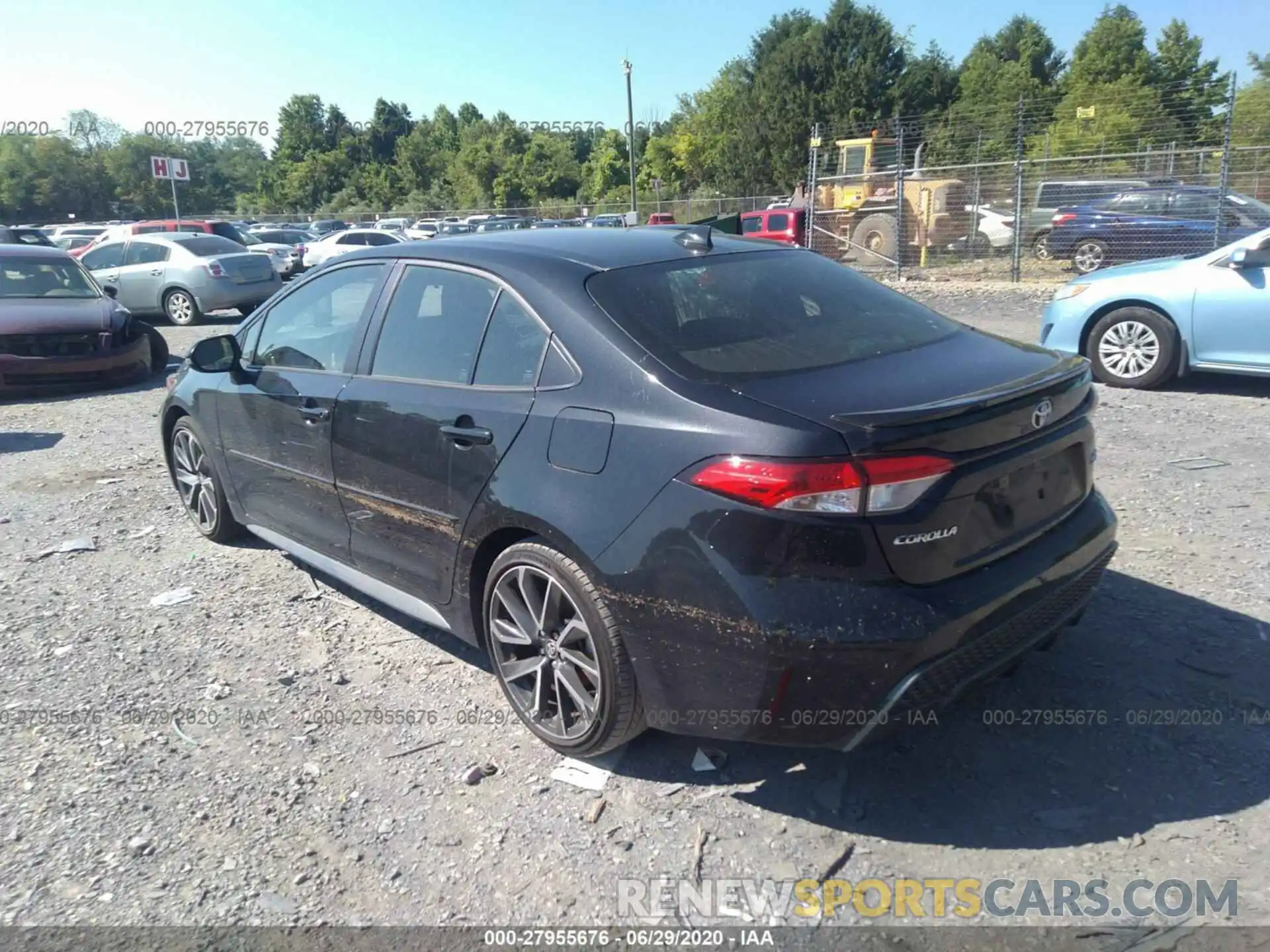 3 Photograph of a damaged car JTDS4RCE5LJ009106 TOYOTA COROLLA 2020