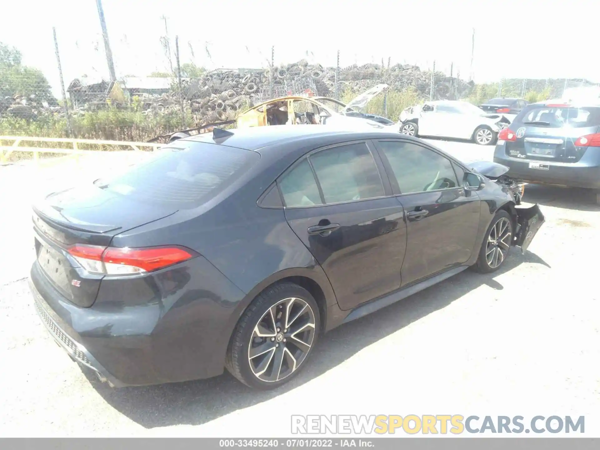 4 Photograph of a damaged car JTDS4RCE5LJ009493 TOYOTA COROLLA 2020