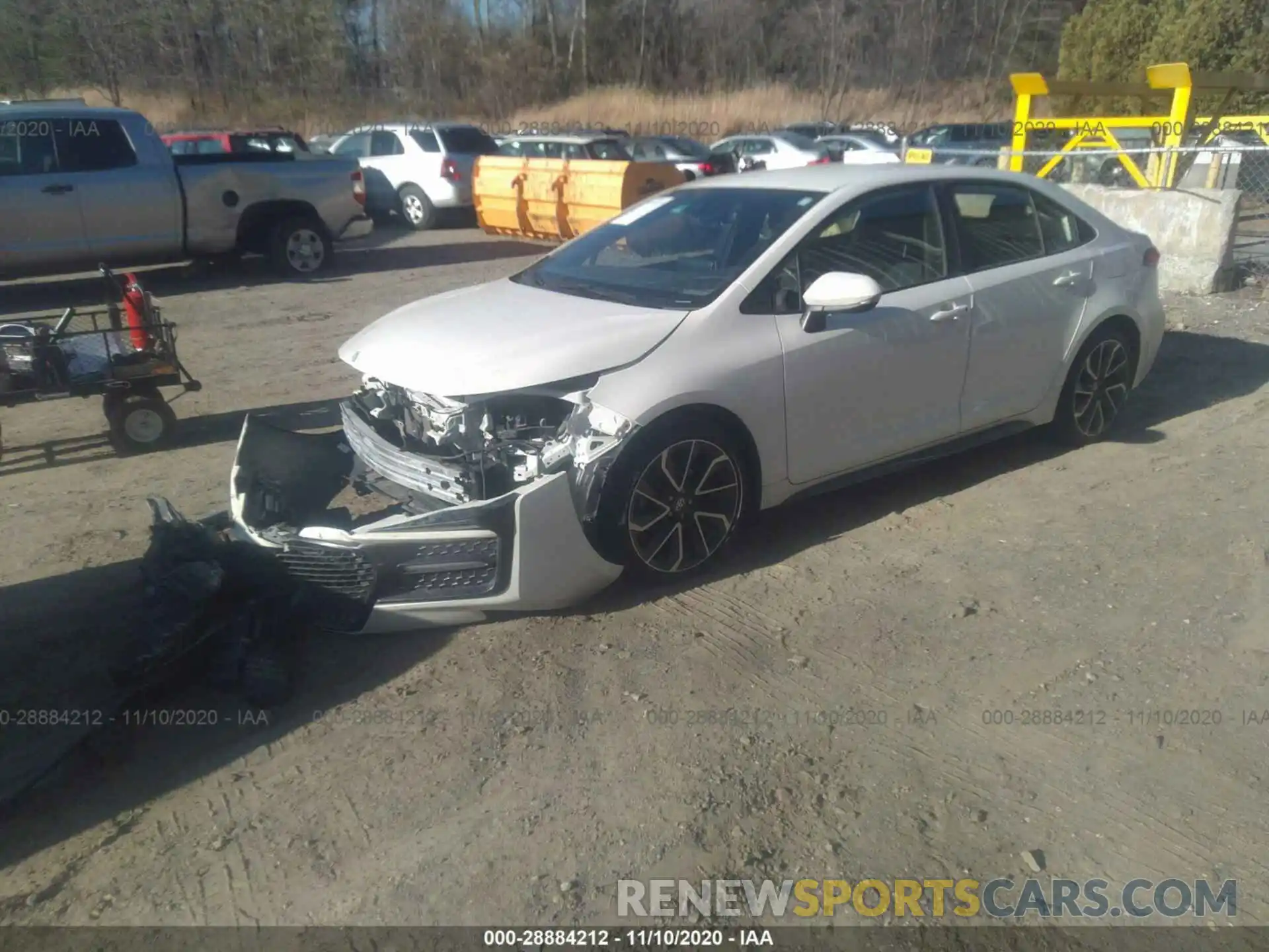 2 Photograph of a damaged car JTDS4RCE5LJ010675 TOYOTA COROLLA 2020