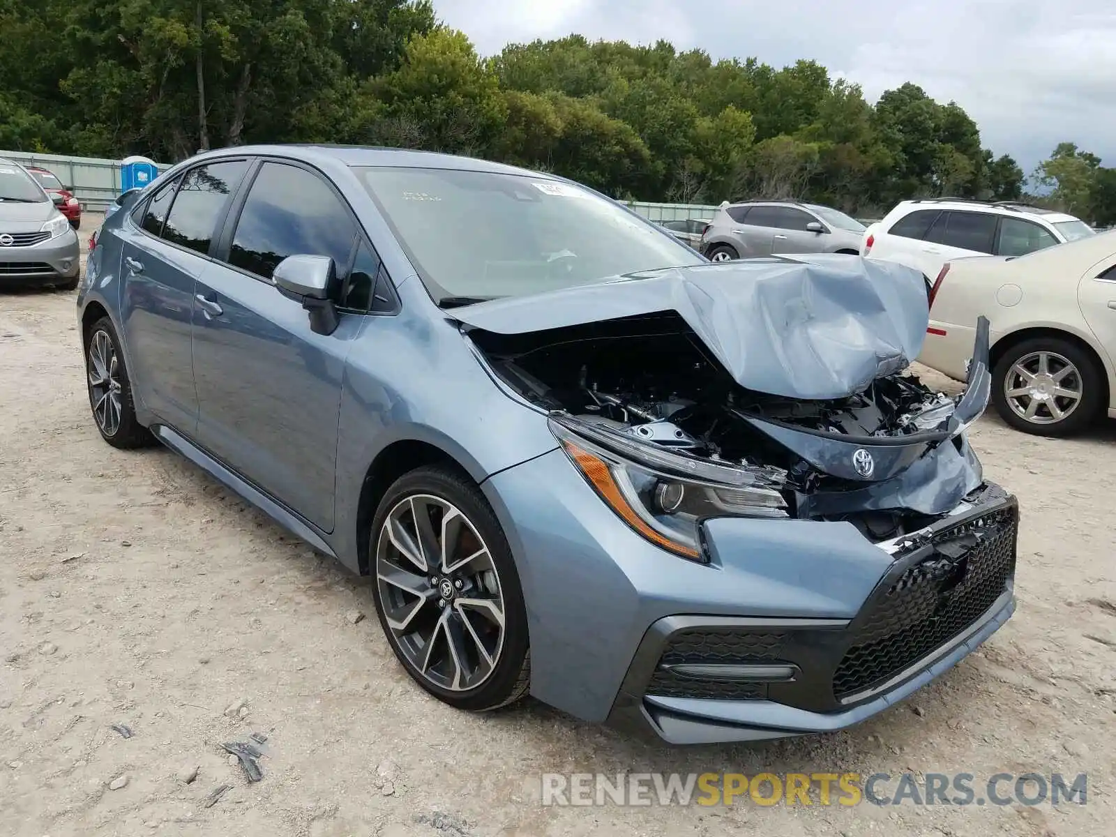 1 Photograph of a damaged car JTDS4RCE5LJ010787 TOYOTA COROLLA 2020