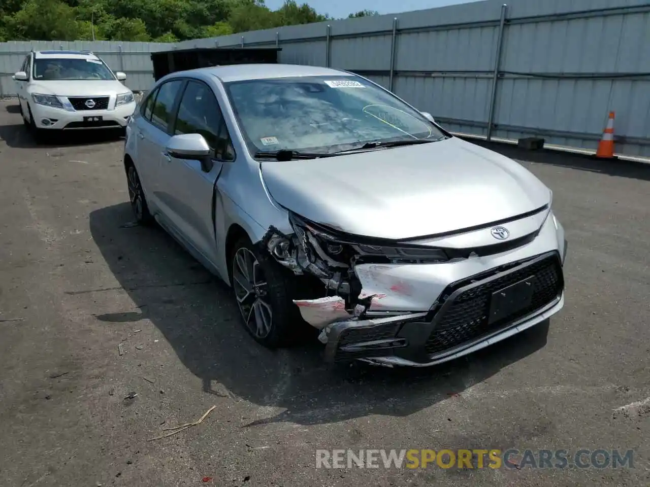 1 Photograph of a damaged car JTDS4RCE5LJ010918 TOYOTA COROLLA 2020