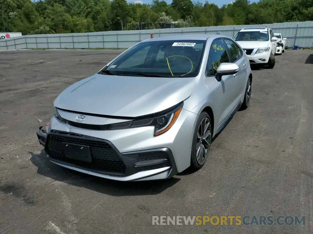 2 Photograph of a damaged car JTDS4RCE5LJ010918 TOYOTA COROLLA 2020