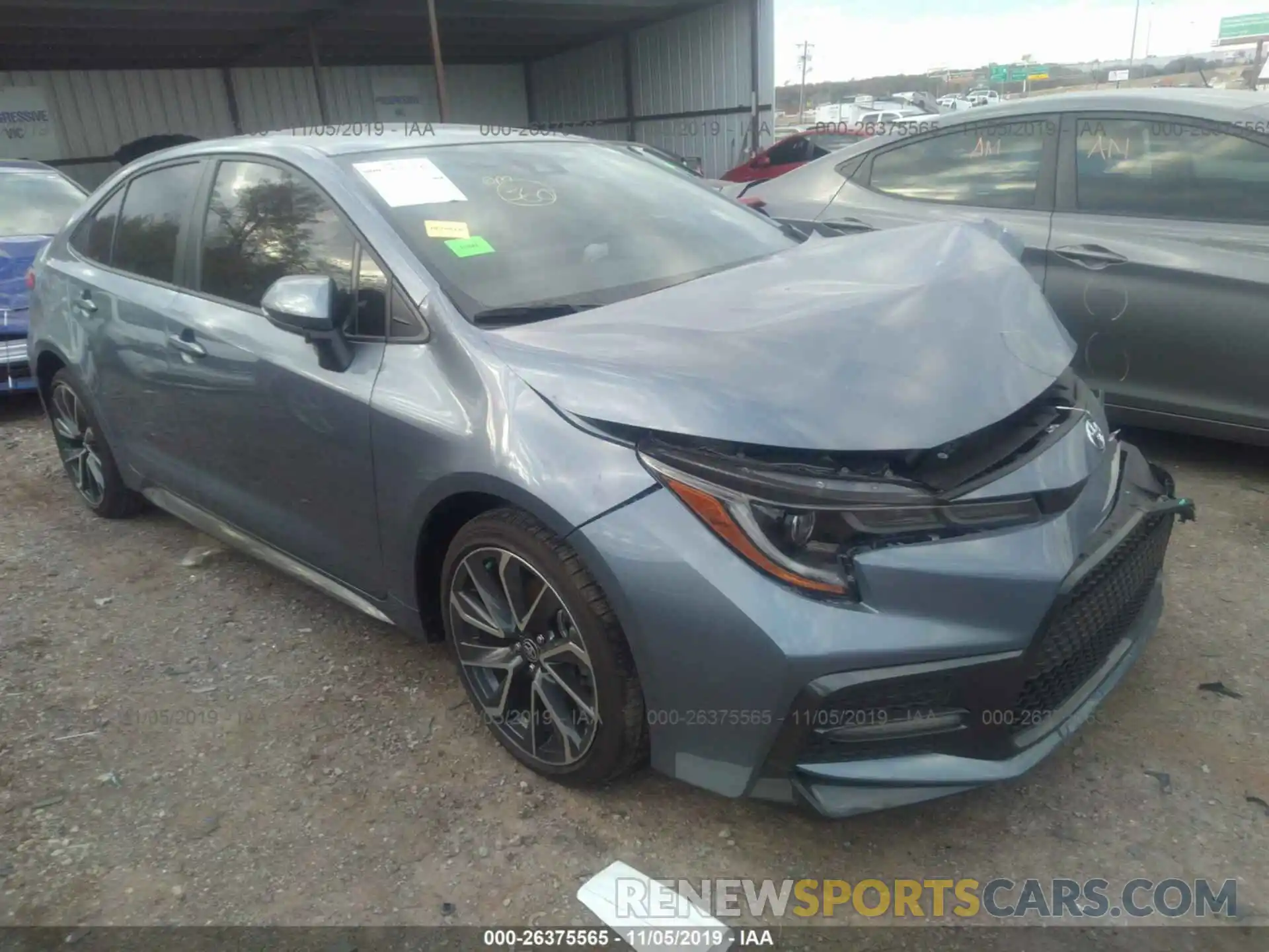 1 Photograph of a damaged car JTDS4RCE5LJ012622 TOYOTA COROLLA 2020