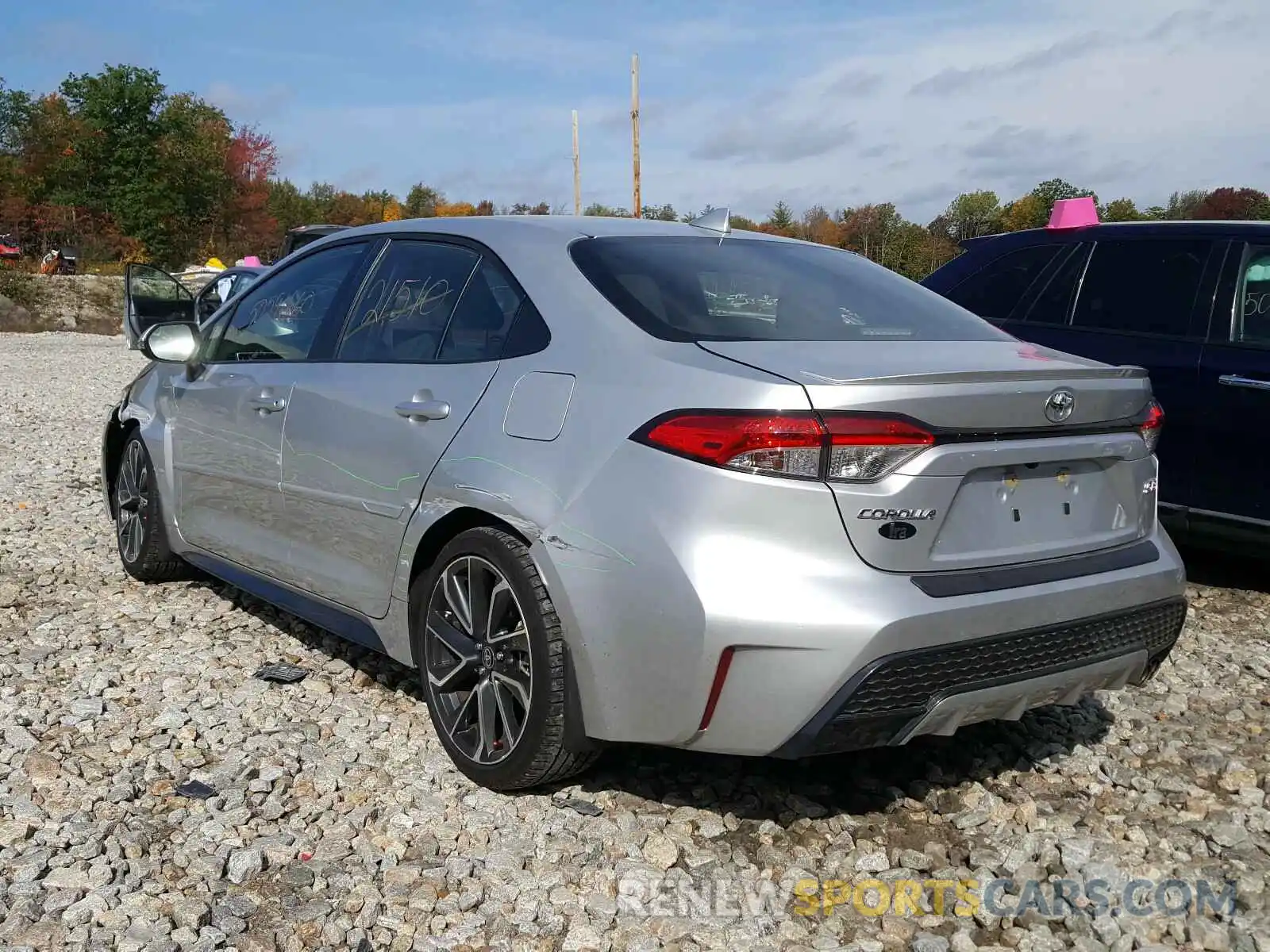 3 Photograph of a damaged car JTDS4RCE5LJ012913 TOYOTA COROLLA 2020