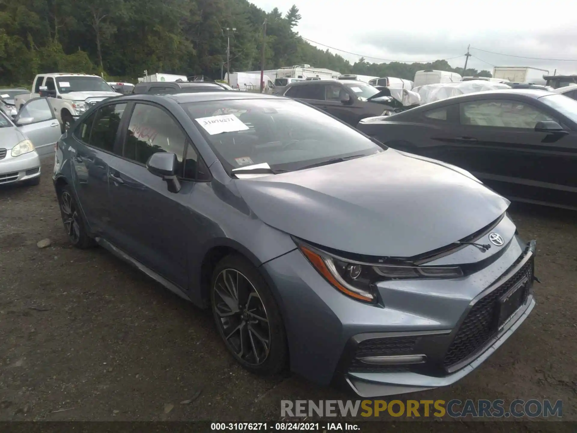 1 Photograph of a damaged car JTDS4RCE5LJ013043 TOYOTA COROLLA 2020