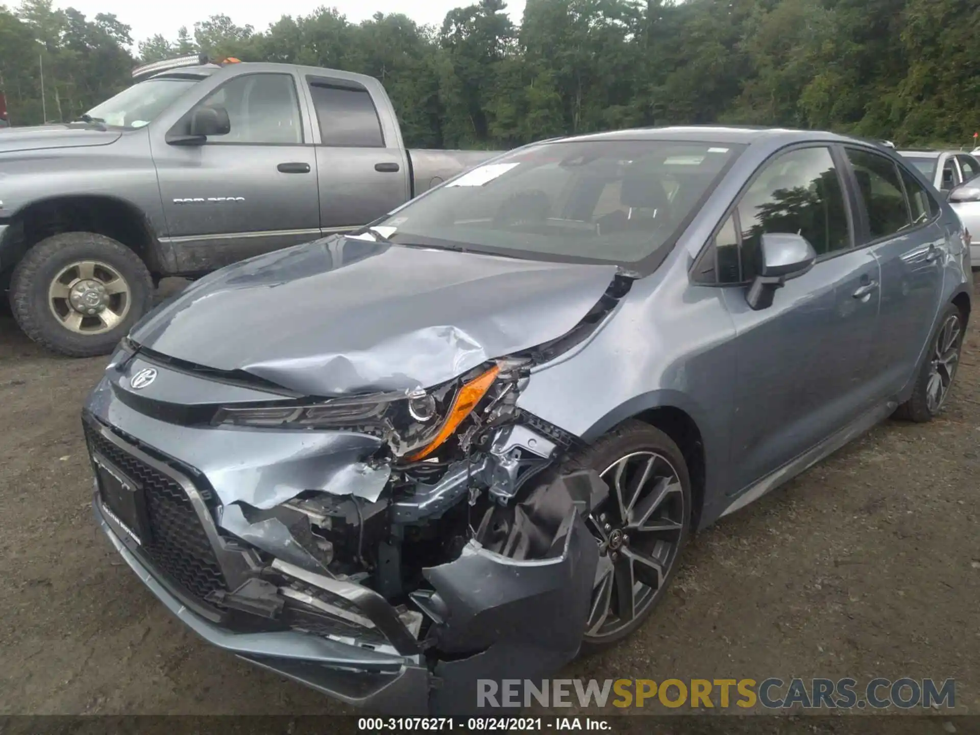 6 Photograph of a damaged car JTDS4RCE5LJ013043 TOYOTA COROLLA 2020