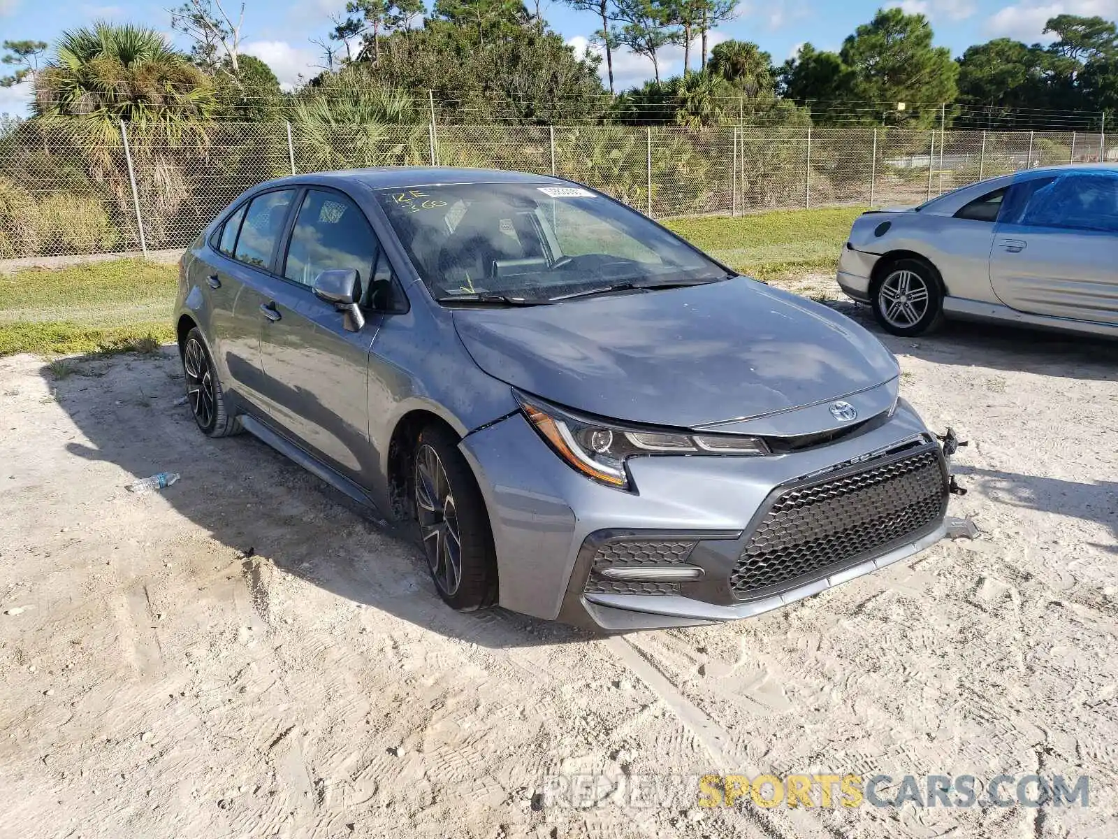 1 Photograph of a damaged car JTDS4RCE5LJ013642 TOYOTA COROLLA 2020