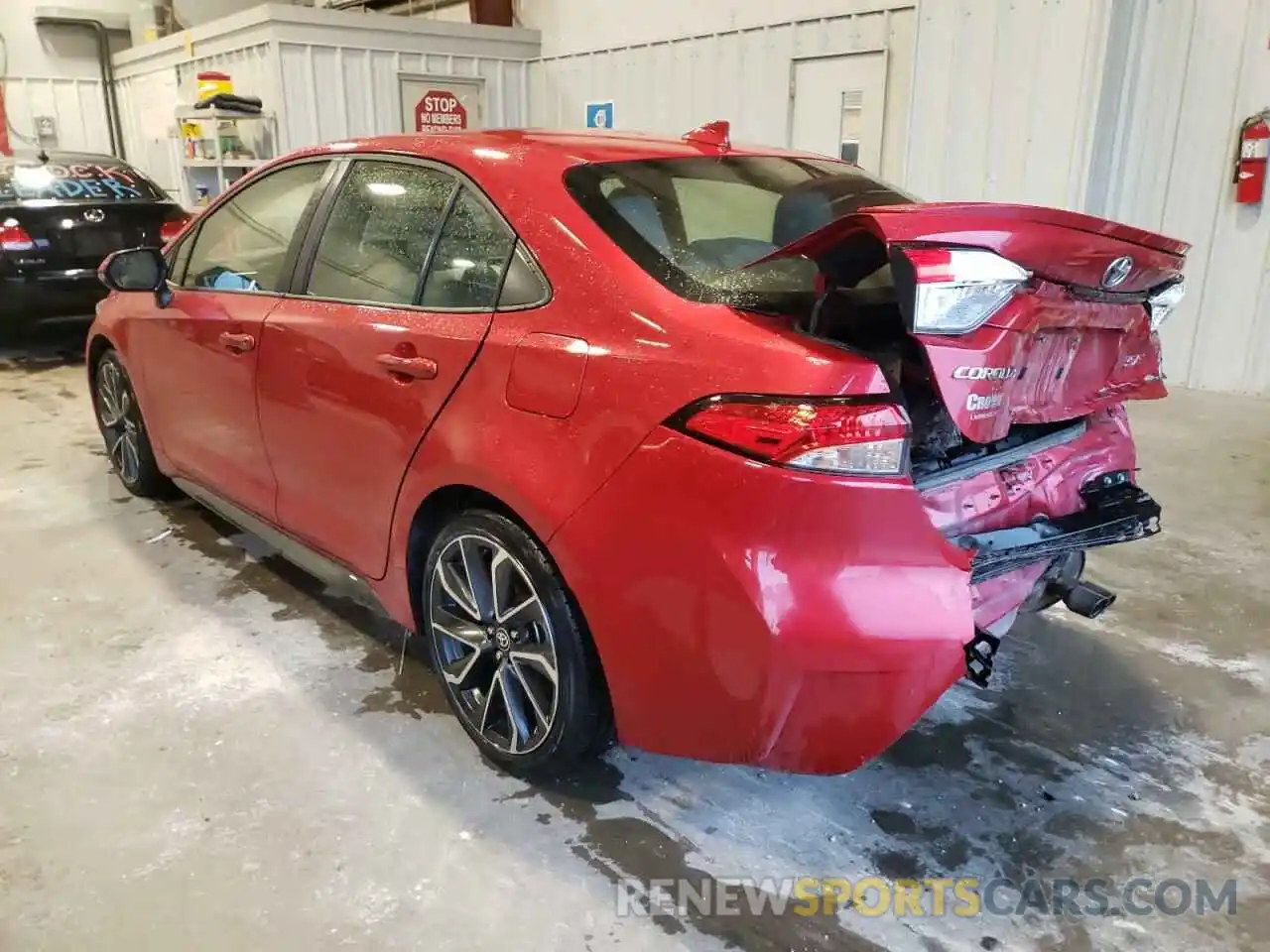 3 Photograph of a damaged car JTDS4RCE5LJ013804 TOYOTA COROLLA 2020