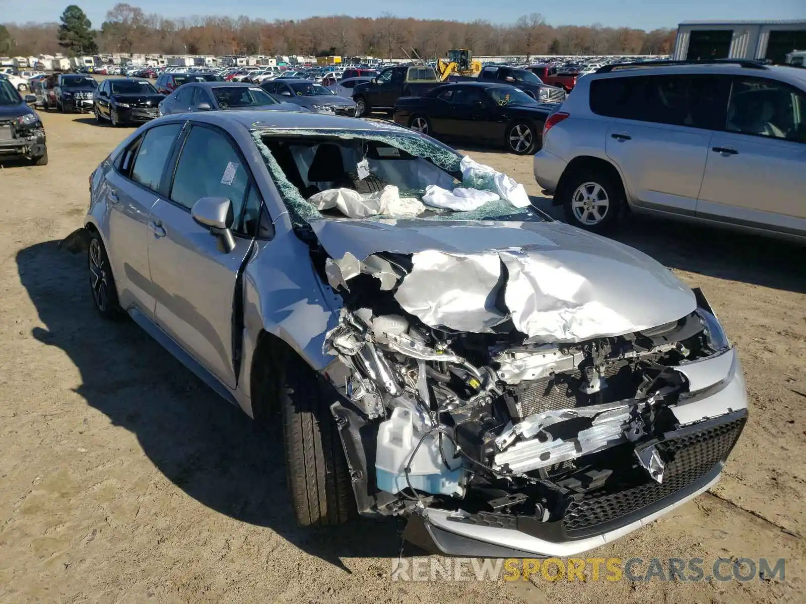 1 Photograph of a damaged car JTDS4RCE5LJ015035 TOYOTA COROLLA 2020