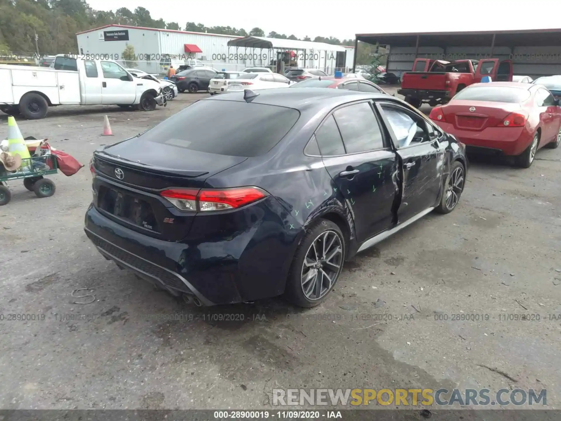 4 Photograph of a damaged car JTDS4RCE5LJ016220 TOYOTA COROLLA 2020