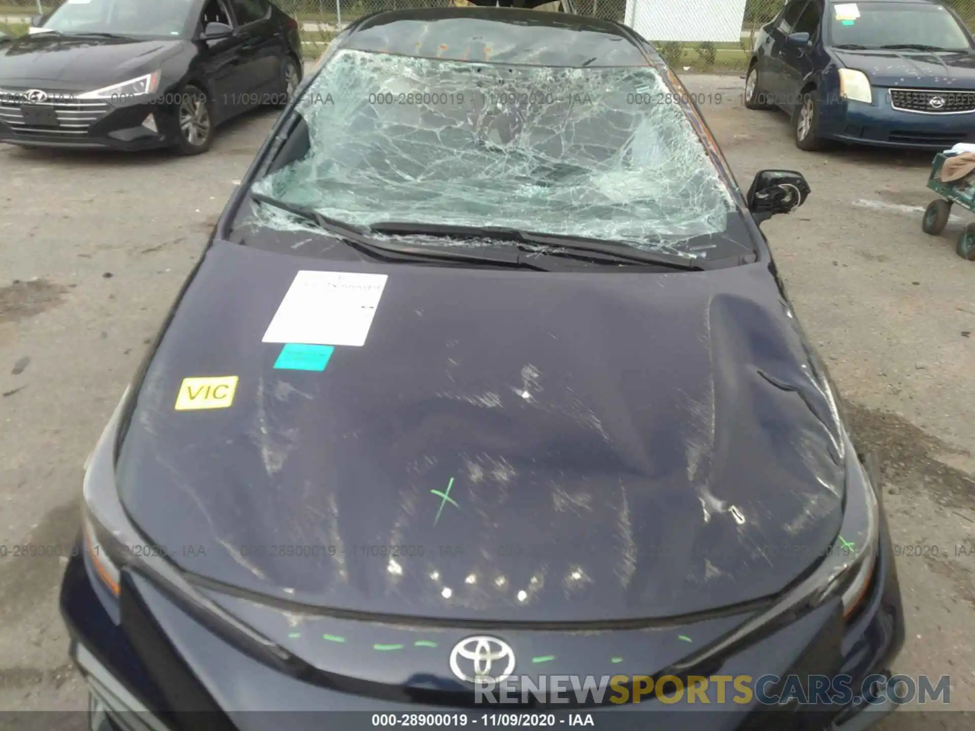 6 Photograph of a damaged car JTDS4RCE5LJ016220 TOYOTA COROLLA 2020