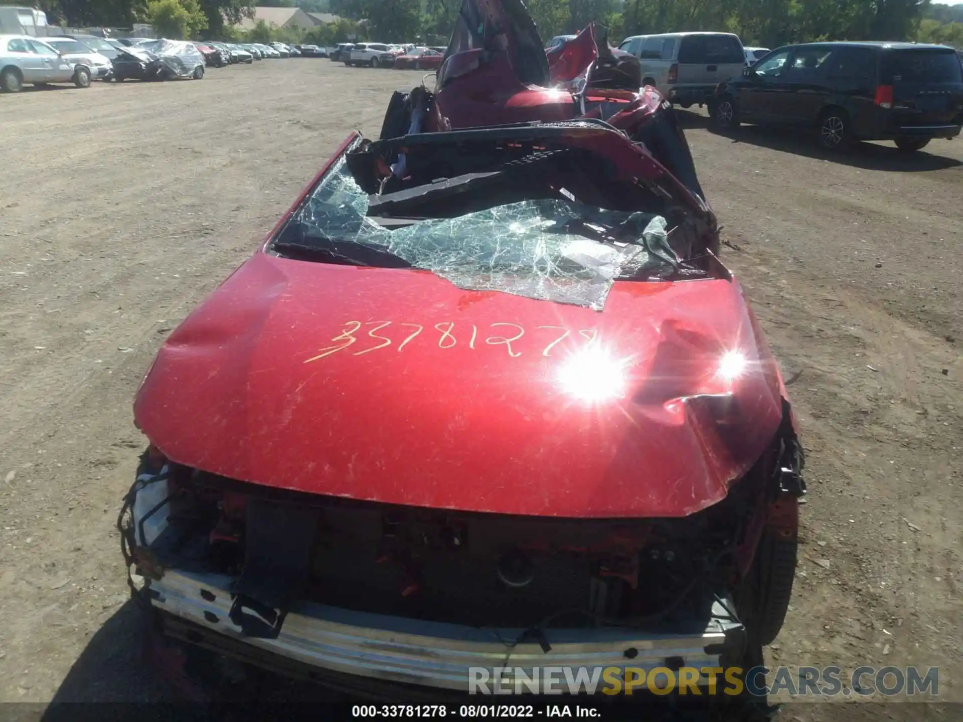 10 Photograph of a damaged car JTDS4RCE5LJ016766 TOYOTA COROLLA 2020