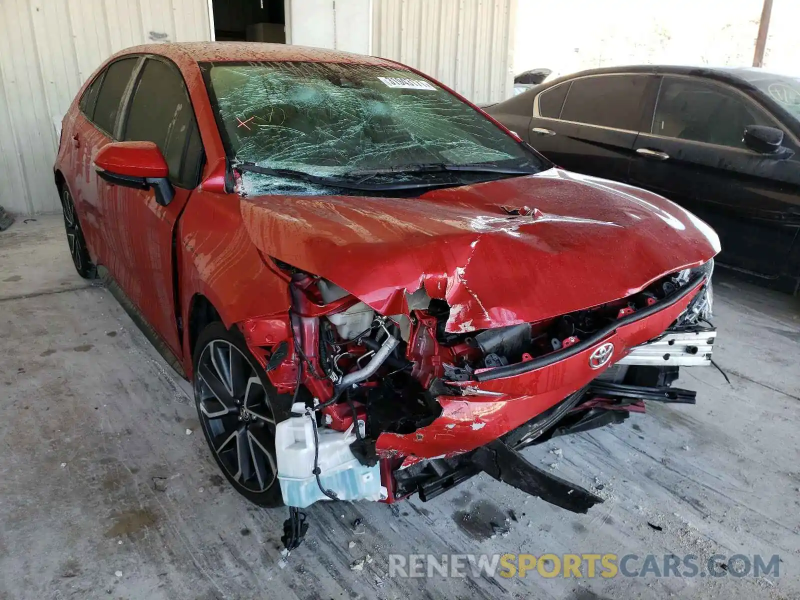 1 Photograph of a damaged car JTDS4RCE5LJ016959 TOYOTA COROLLA 2020