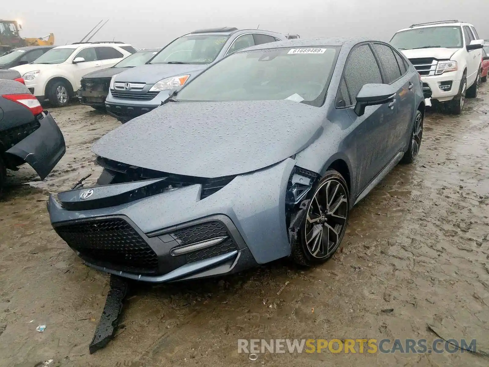 2 Photograph of a damaged car JTDS4RCE5LJ017545 TOYOTA COROLLA 2020