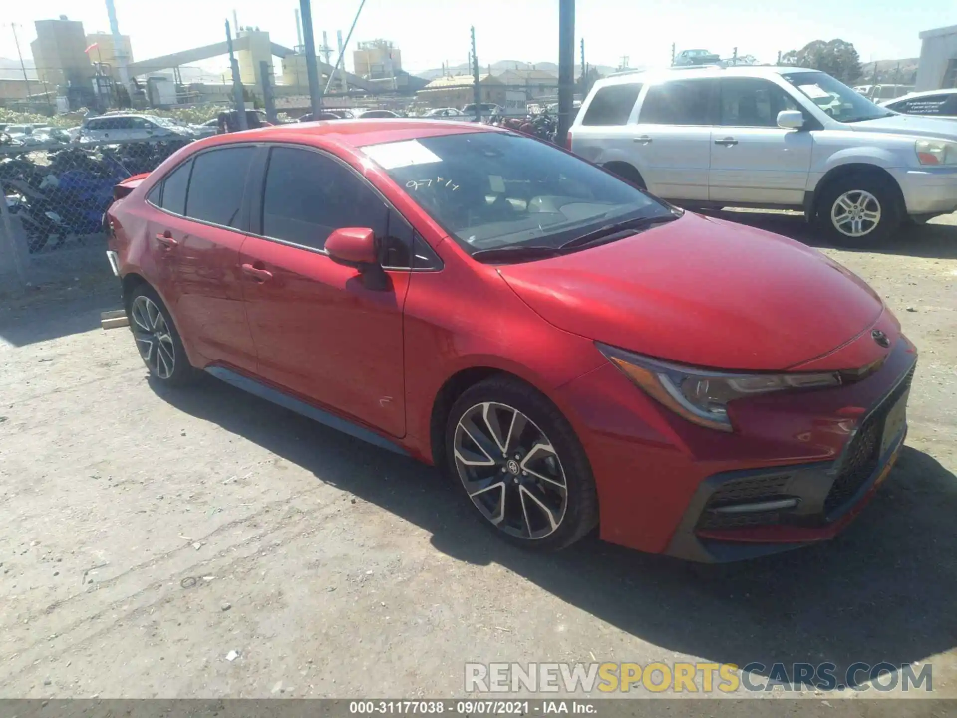 1 Photograph of a damaged car JTDS4RCE5LJ018937 TOYOTA COROLLA 2020