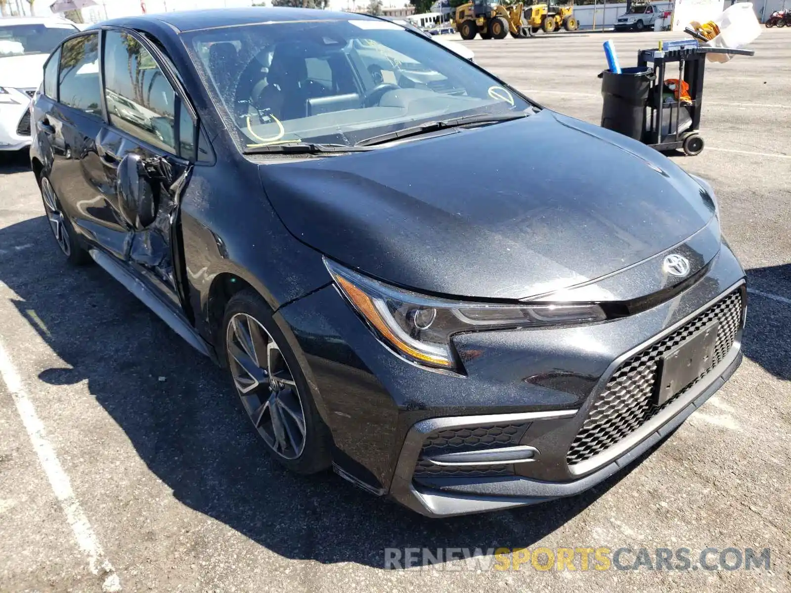 1 Photograph of a damaged car JTDS4RCE5LJ020980 TOYOTA COROLLA 2020