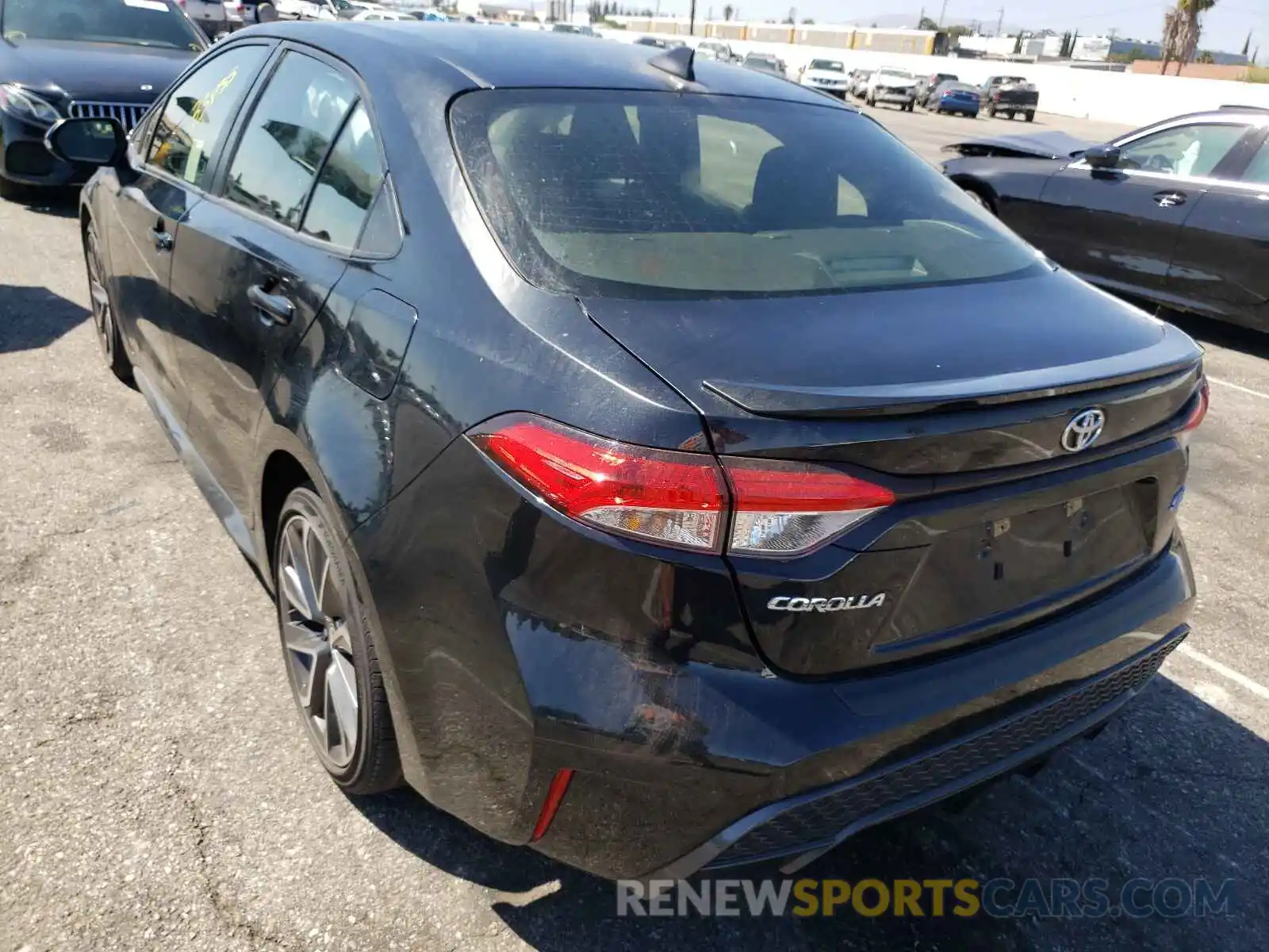 3 Photograph of a damaged car JTDS4RCE5LJ020980 TOYOTA COROLLA 2020