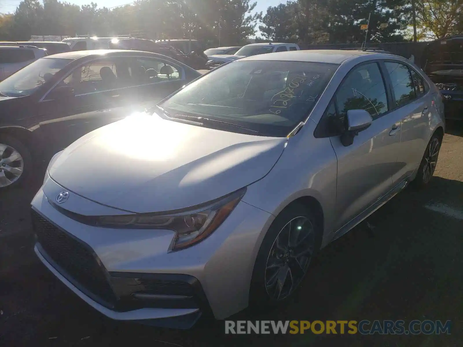 2 Photograph of a damaged car JTDS4RCE5LJ021420 TOYOTA COROLLA 2020