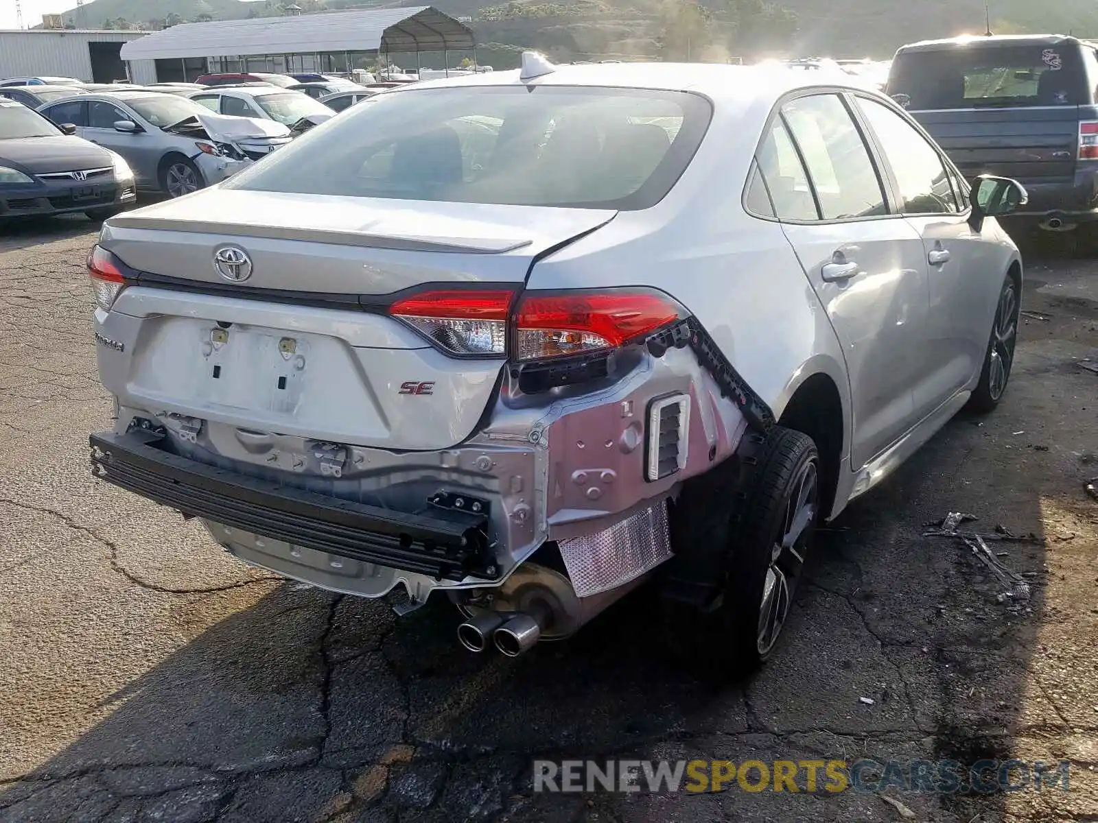 4 Photograph of a damaged car JTDS4RCE5LJ021482 TOYOTA COROLLA 2020