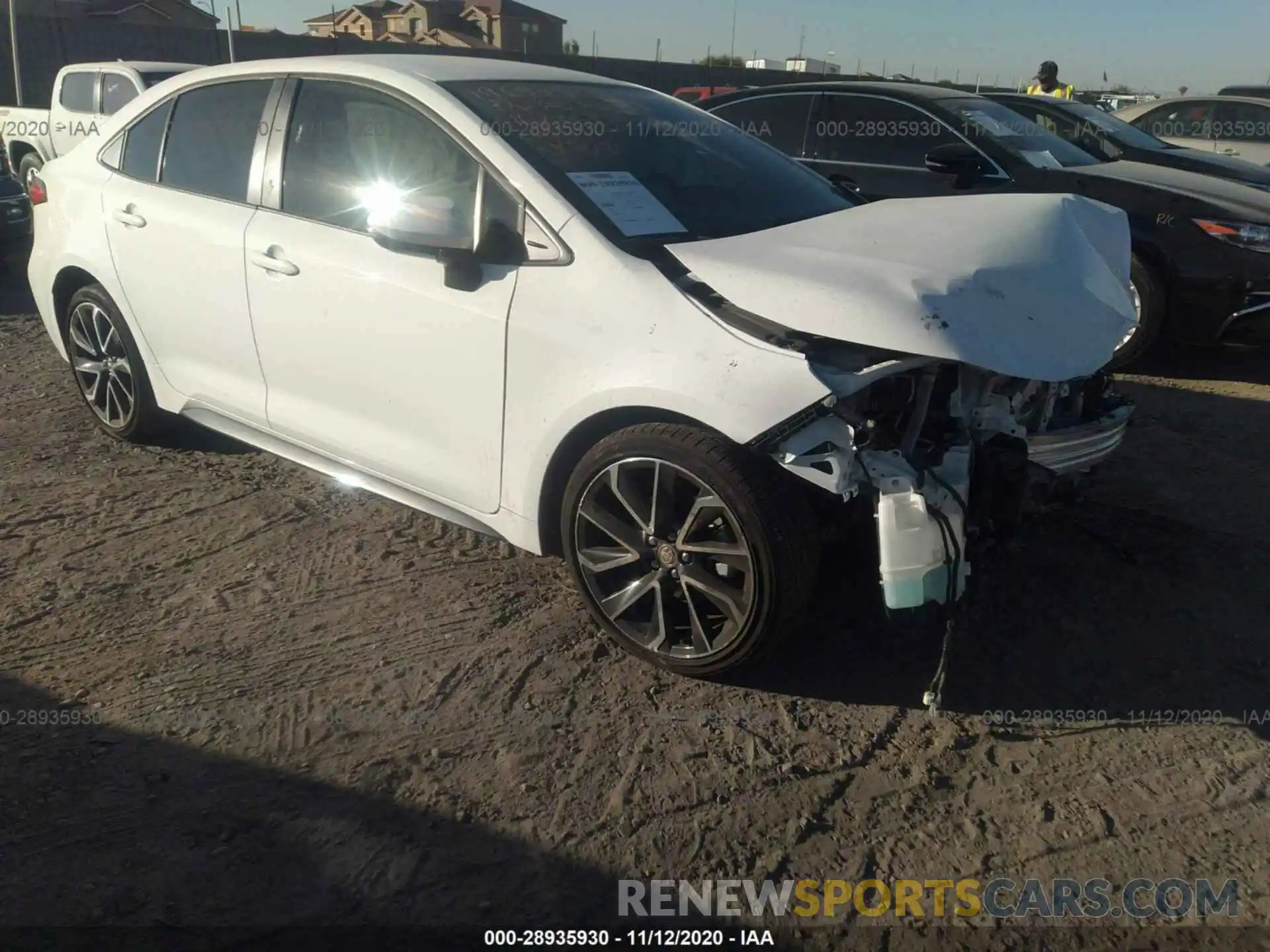 1 Photograph of a damaged car JTDS4RCE5LJ022311 TOYOTA COROLLA 2020