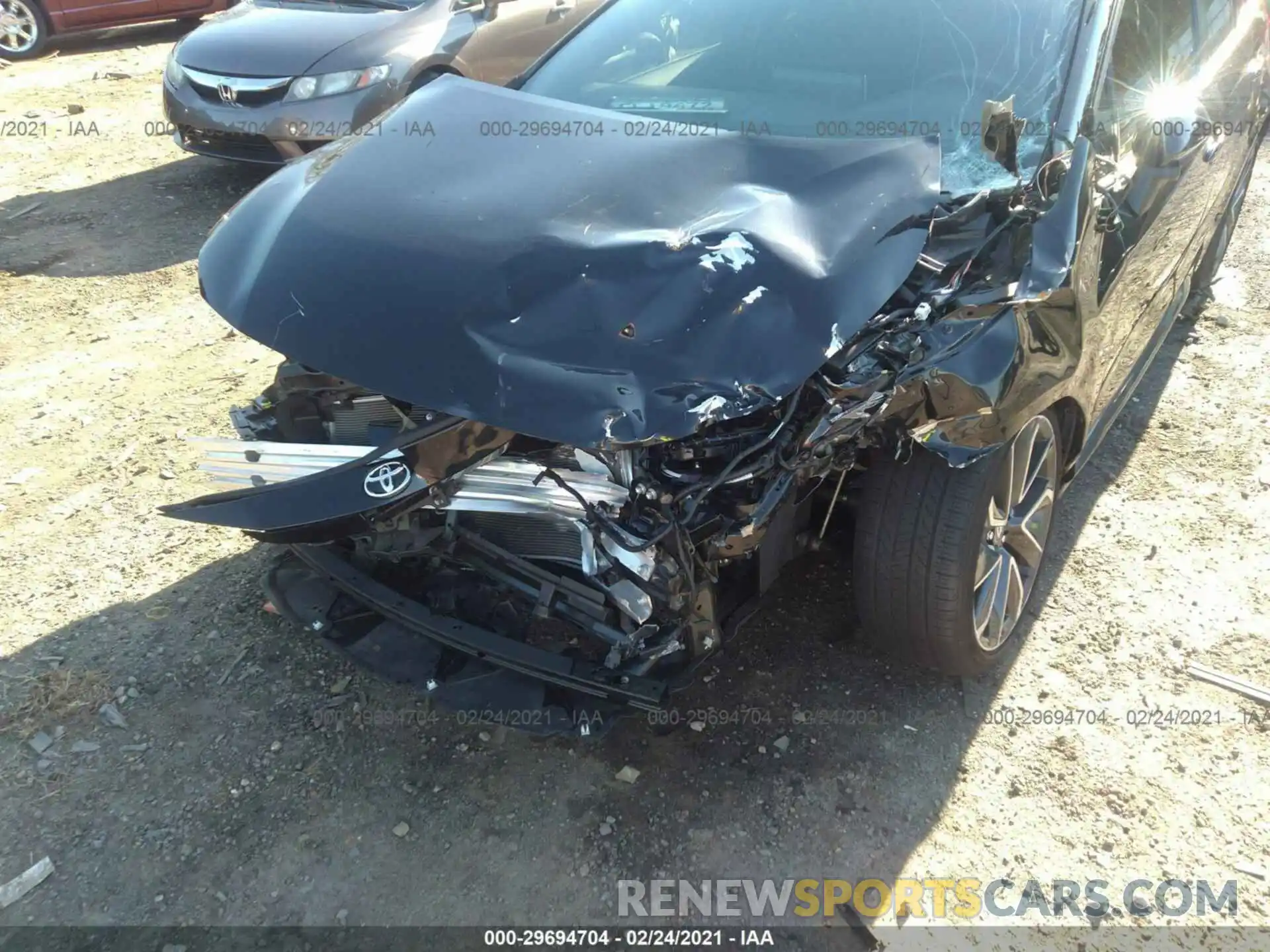 6 Photograph of a damaged car JTDS4RCE5LJ022325 TOYOTA COROLLA 2020