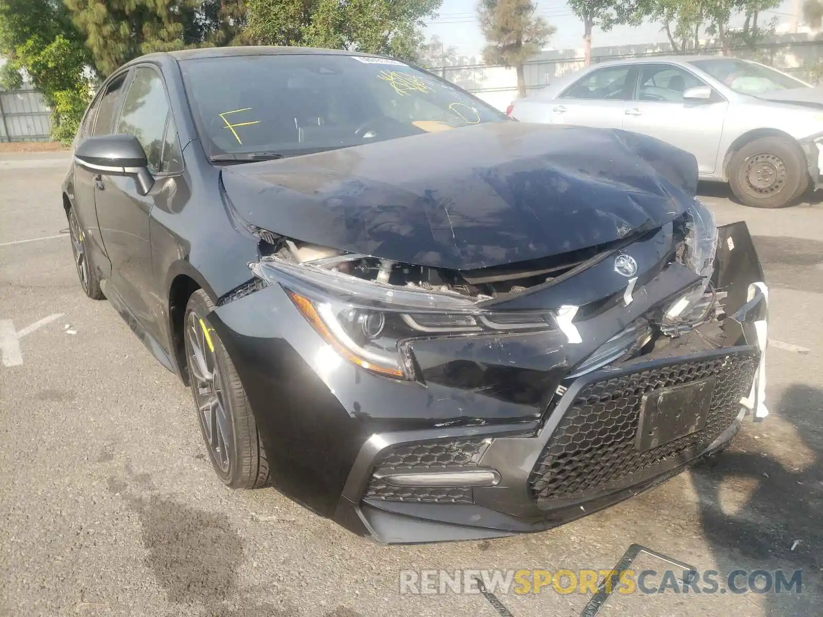 1 Photograph of a damaged car JTDS4RCE5LJ022437 TOYOTA COROLLA 2020