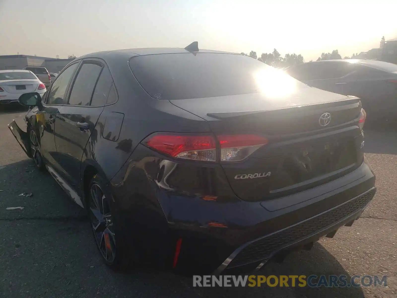 3 Photograph of a damaged car JTDS4RCE5LJ022437 TOYOTA COROLLA 2020