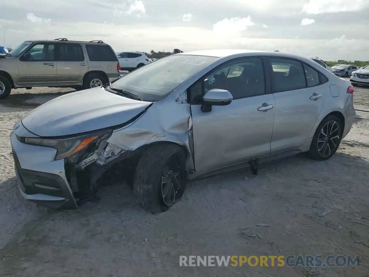 1 Photograph of a damaged car JTDS4RCE5LJ022664 TOYOTA COROLLA 2020