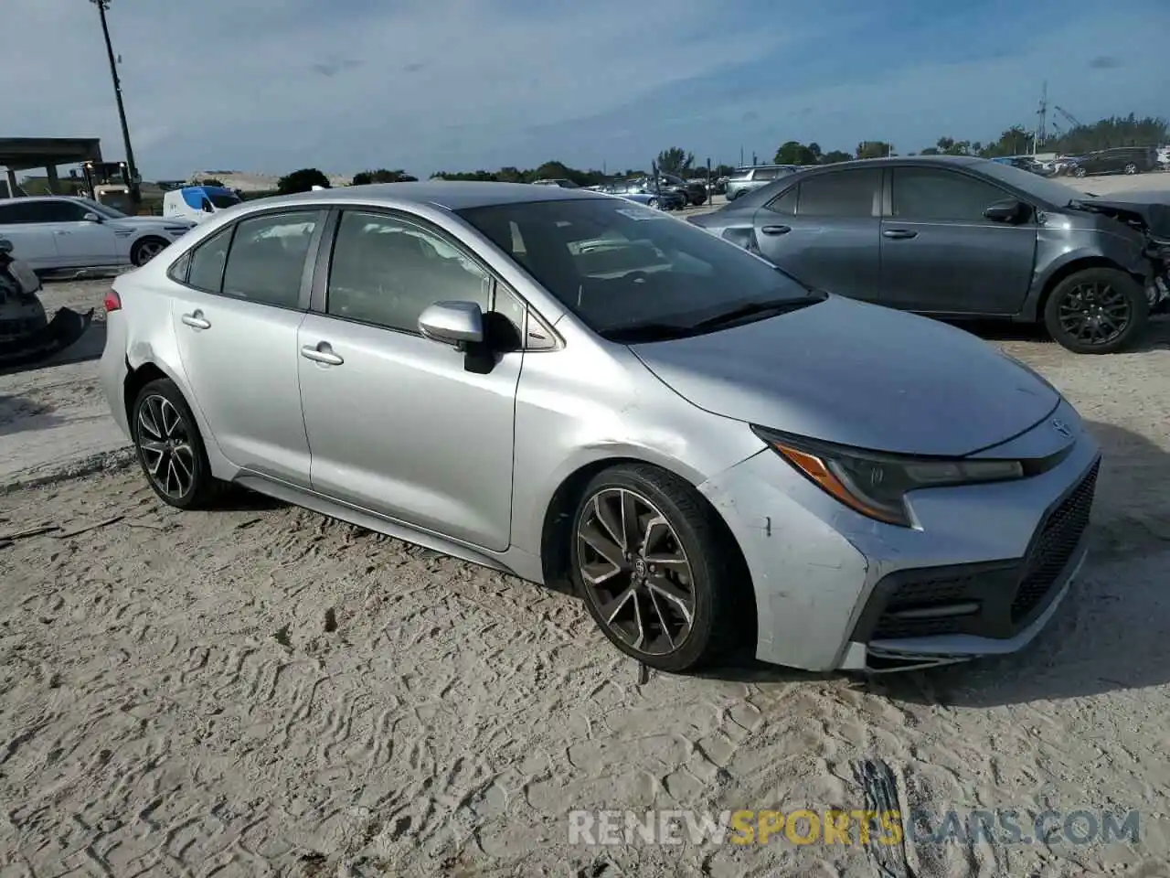 4 Photograph of a damaged car JTDS4RCE5LJ022664 TOYOTA COROLLA 2020