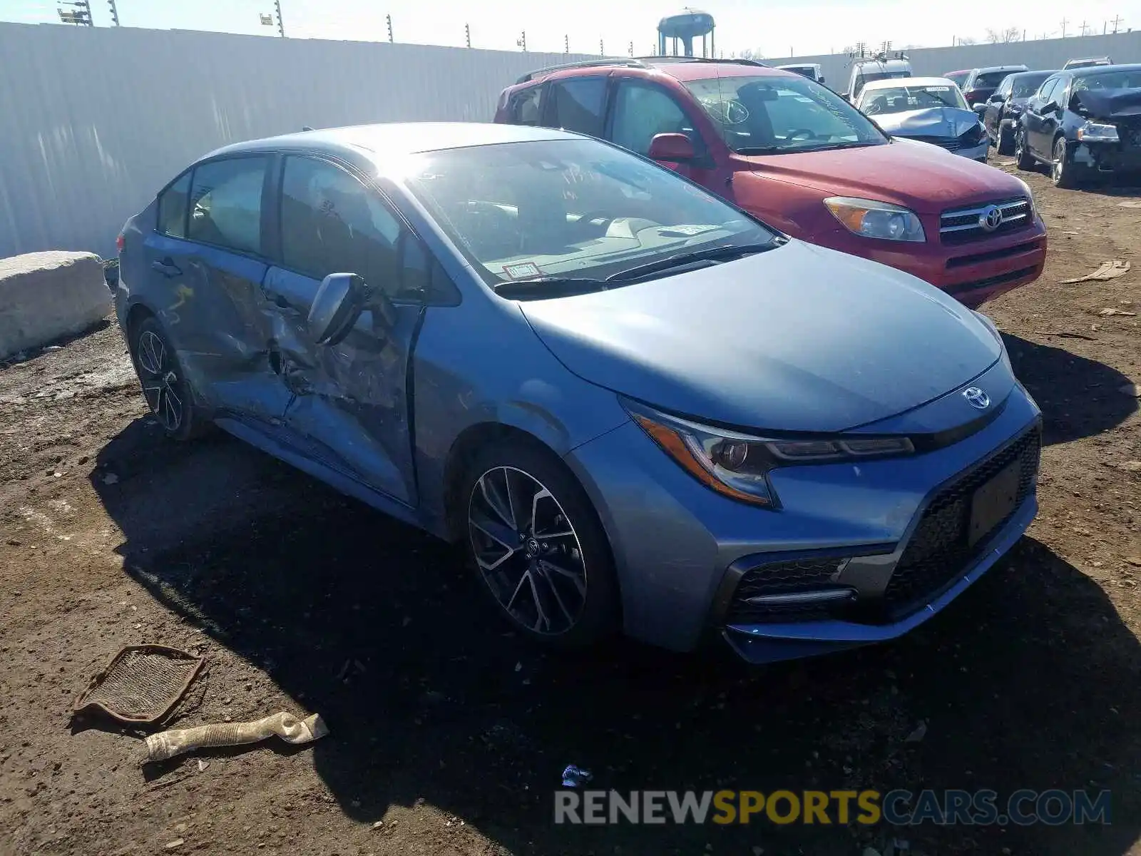 1 Photograph of a damaged car JTDS4RCE5LJ022745 TOYOTA COROLLA 2020