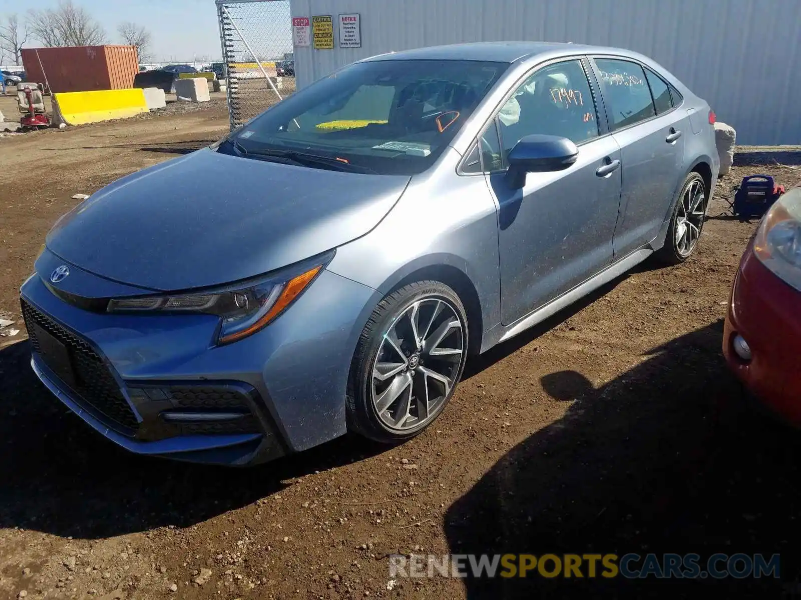 2 Photograph of a damaged car JTDS4RCE5LJ022745 TOYOTA COROLLA 2020