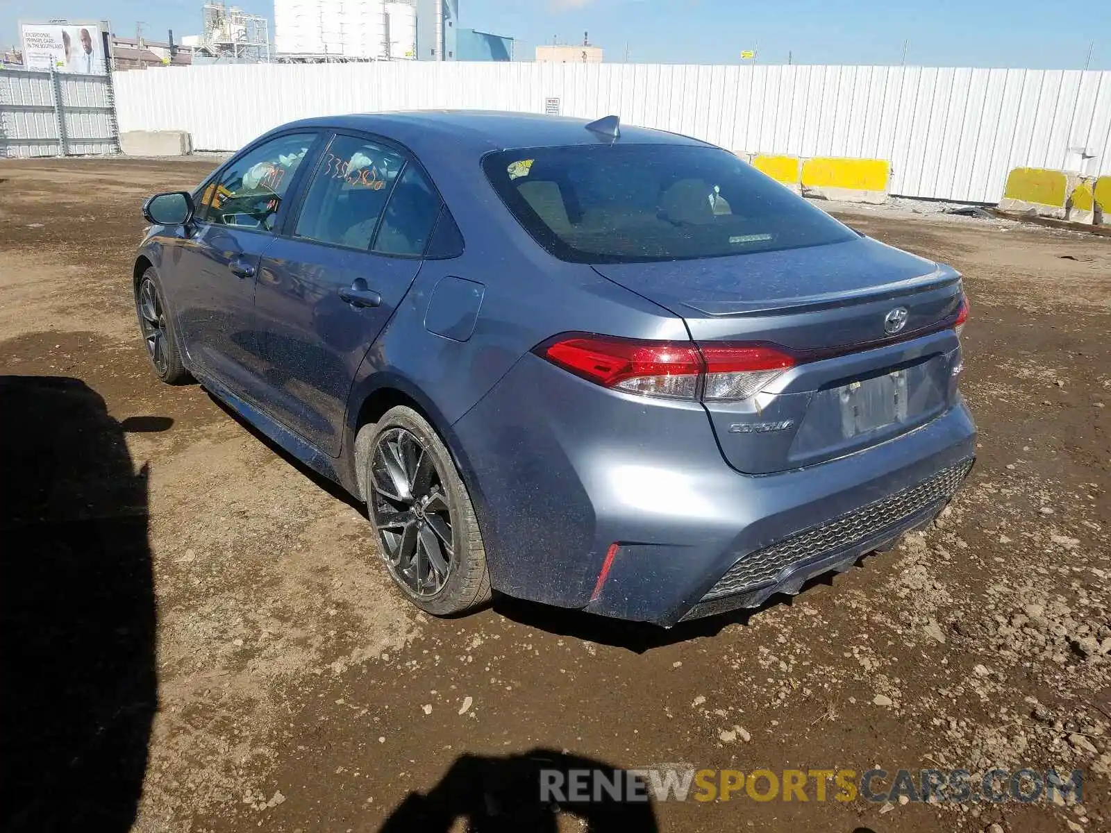 3 Photograph of a damaged car JTDS4RCE5LJ022745 TOYOTA COROLLA 2020