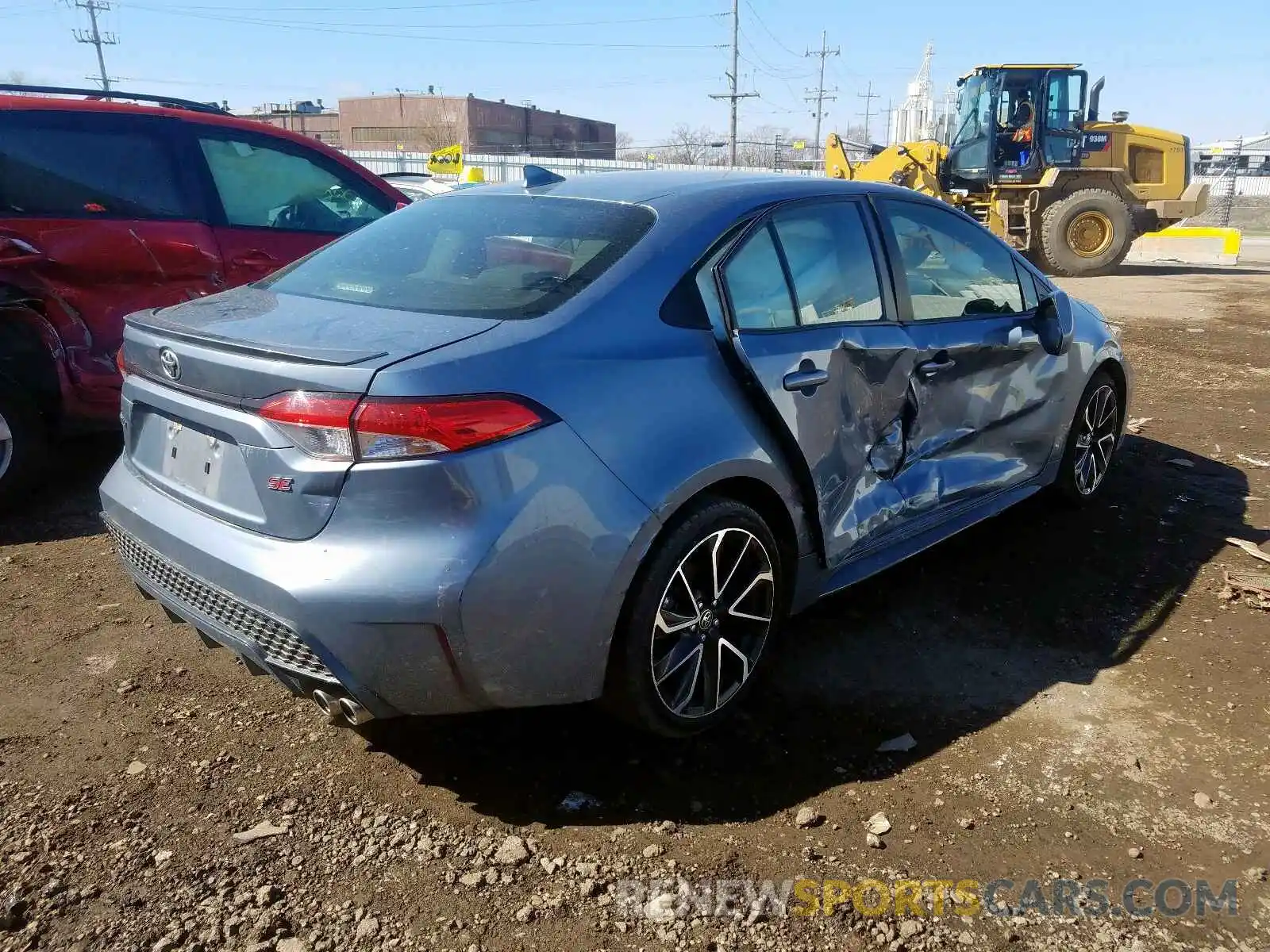 4 Photograph of a damaged car JTDS4RCE5LJ022745 TOYOTA COROLLA 2020