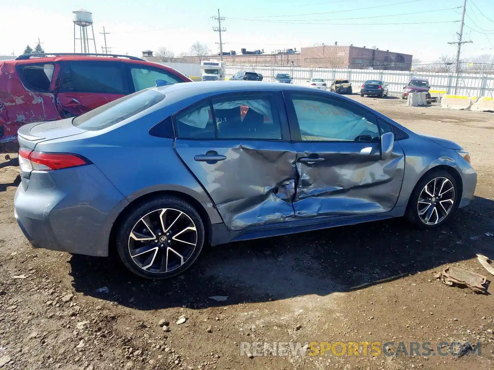 9 Photograph of a damaged car JTDS4RCE5LJ022745 TOYOTA COROLLA 2020