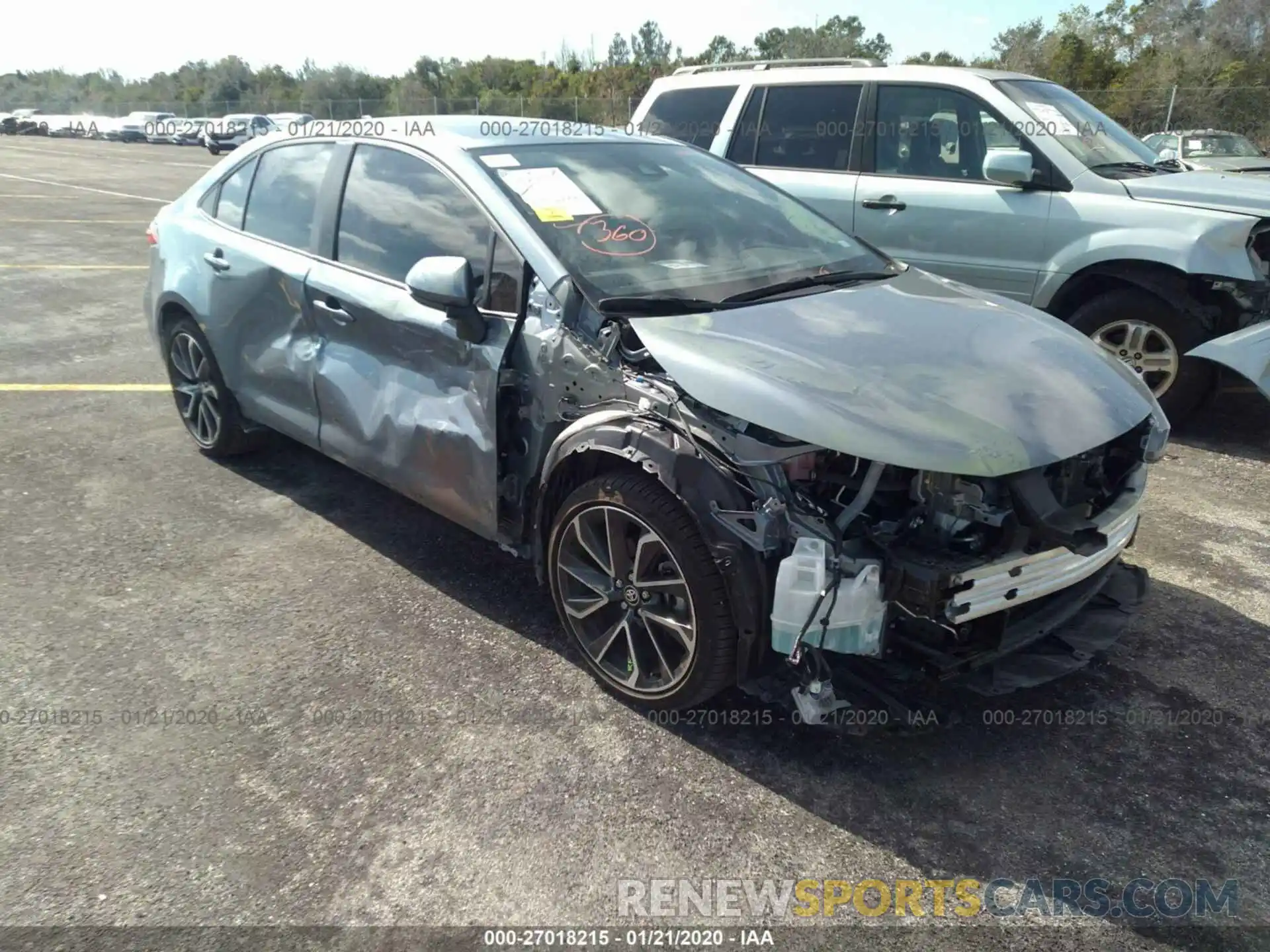 6 Photograph of a damaged car JTDS4RCE5LJ024026 TOYOTA COROLLA 2020