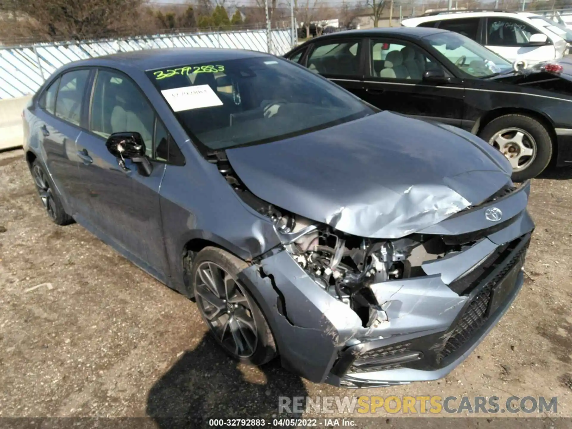 1 Photograph of a damaged car JTDS4RCE5LJ024091 TOYOTA COROLLA 2020