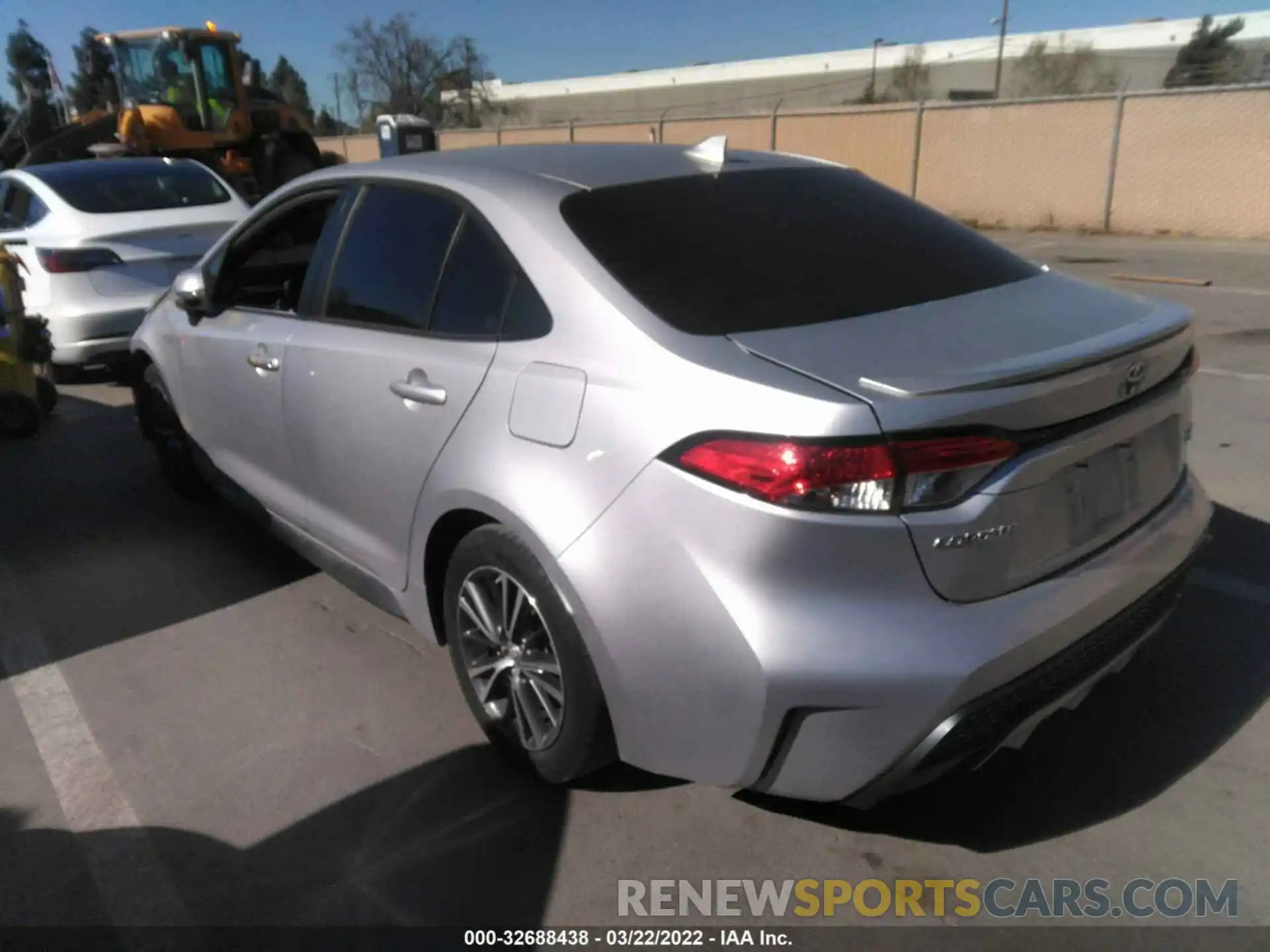 3 Photograph of a damaged car JTDS4RCE5LJ024382 TOYOTA COROLLA 2020