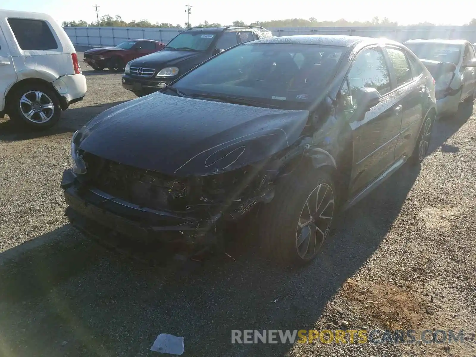 2 Photograph of a damaged car JTDS4RCE5LJ024902 TOYOTA COROLLA 2020