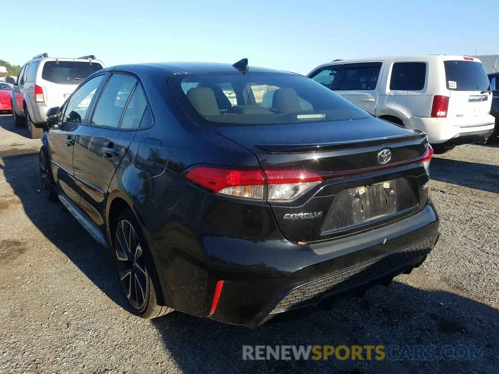 3 Photograph of a damaged car JTDS4RCE5LJ024902 TOYOTA COROLLA 2020