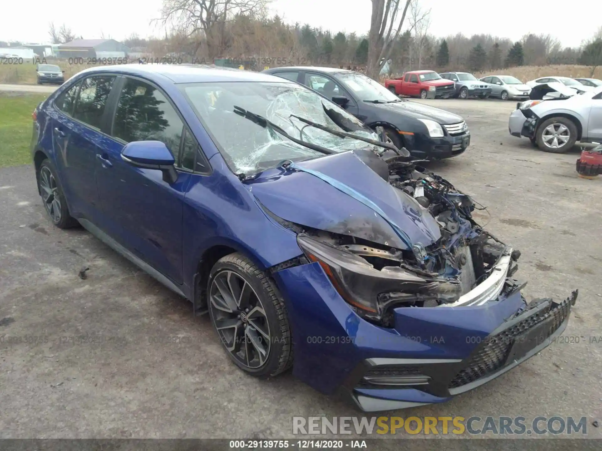 1 Photograph of a damaged car JTDS4RCE5LJ025841 TOYOTA COROLLA 2020